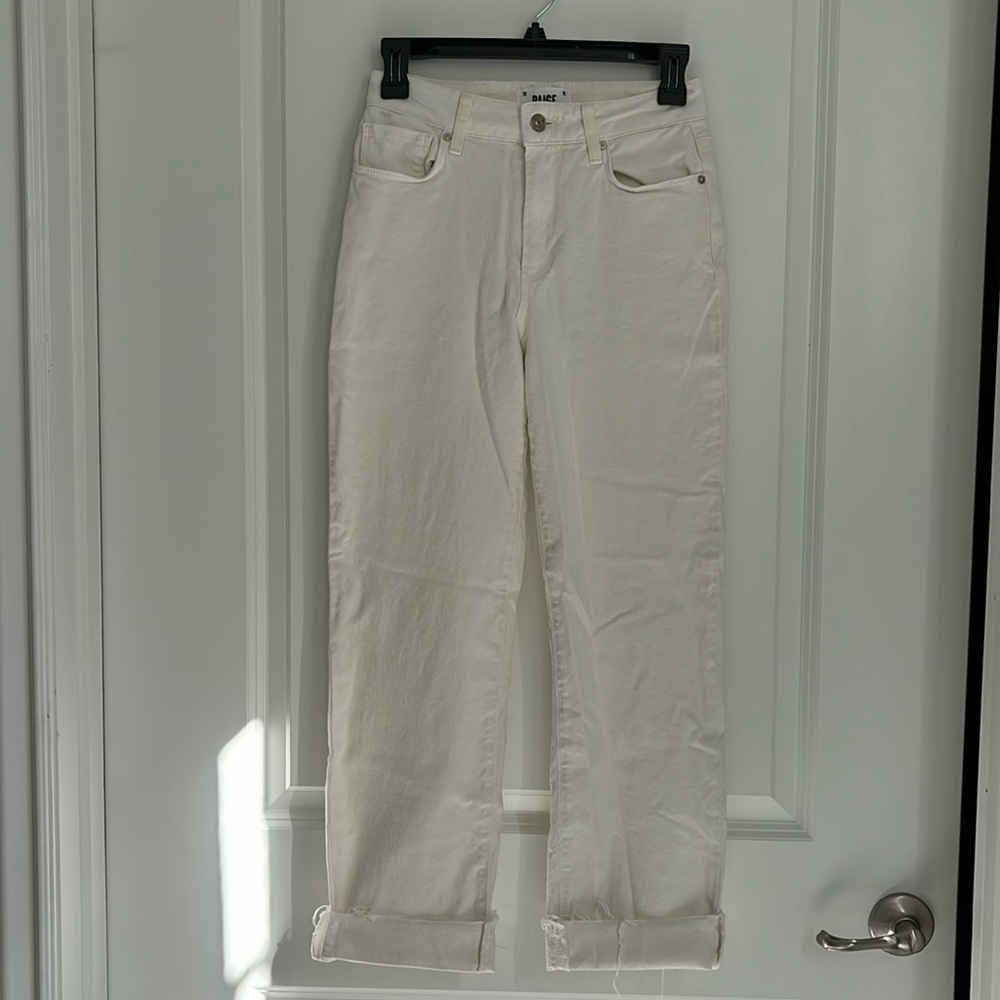 Paige straight leg ankle jeans